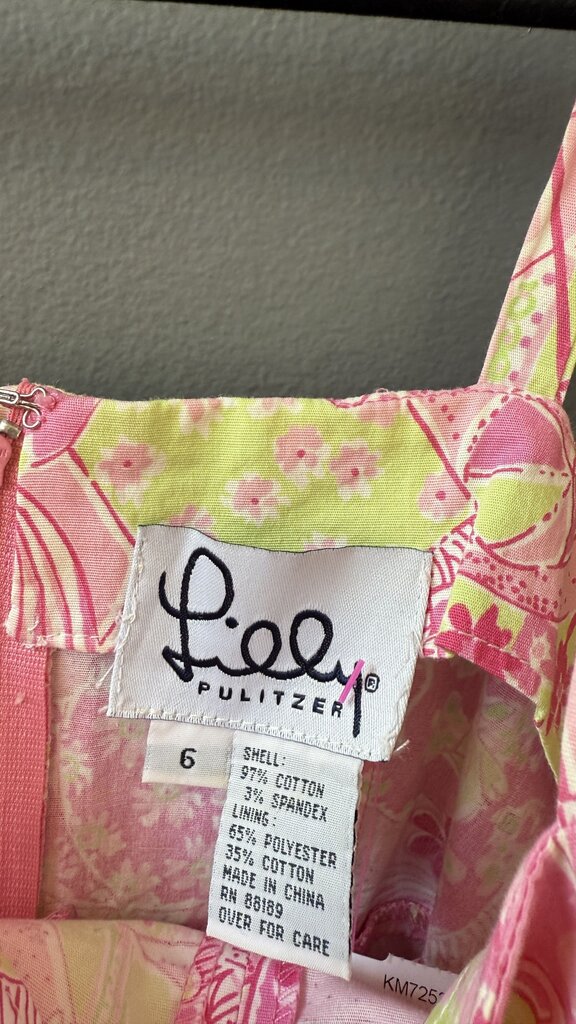 Vintage Printed Shift Dress