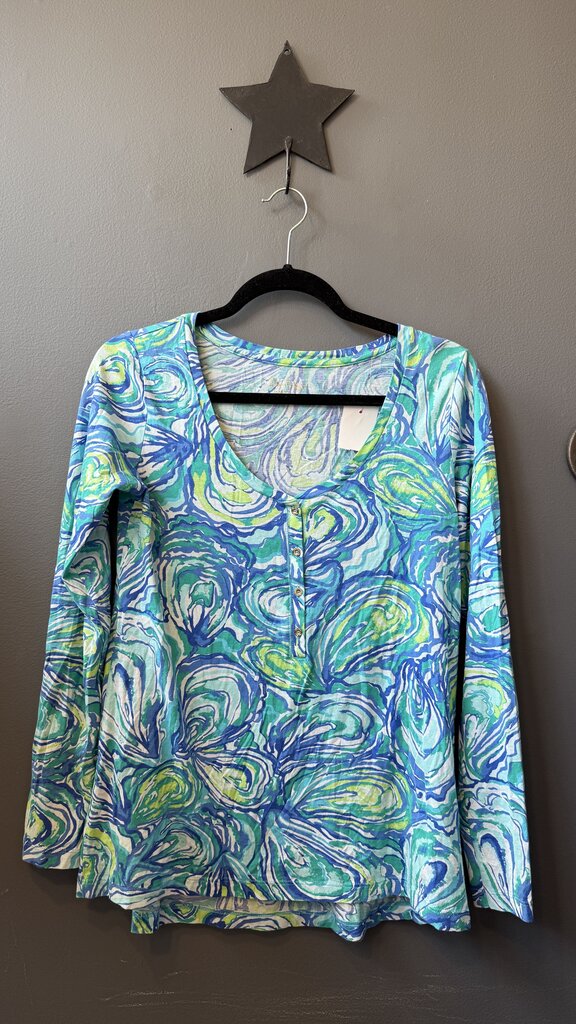 Pima Cotton Henley Longsleeve Tee