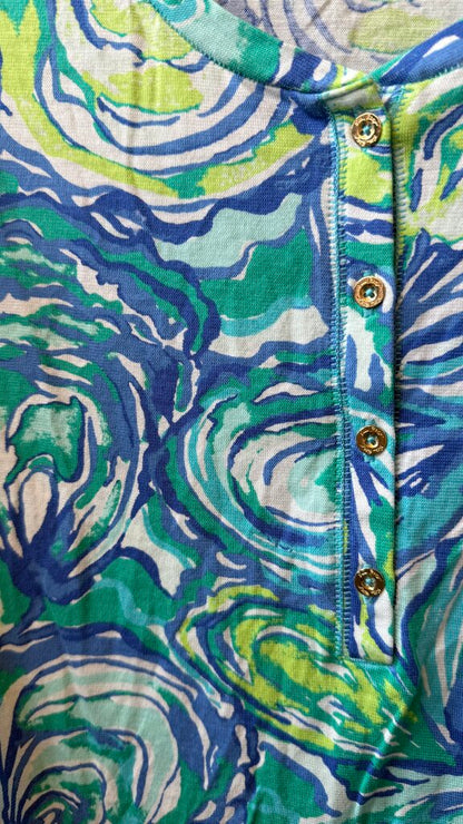 Pima Cotton Henley Longsleeve Tee