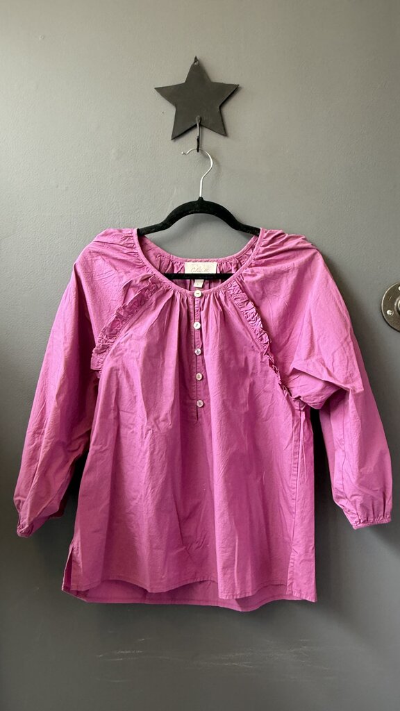 Poplin Popover Blouse