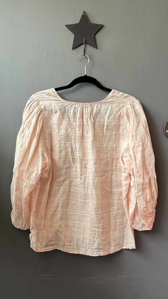 Plaid Linen Blouse