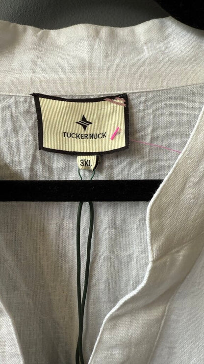 Lace Trim Mini Caftan Dress