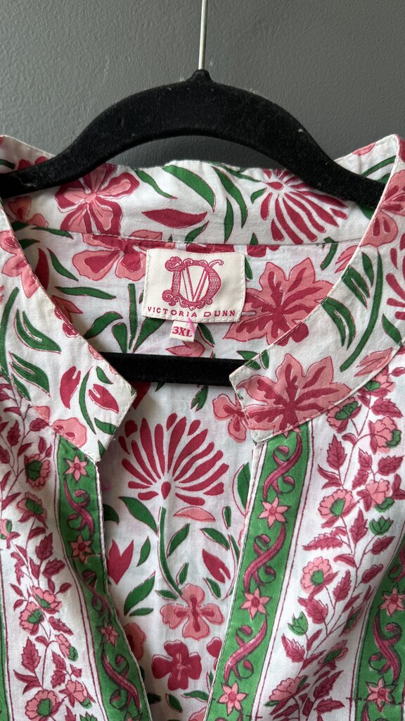 Block Print Maxi Dress