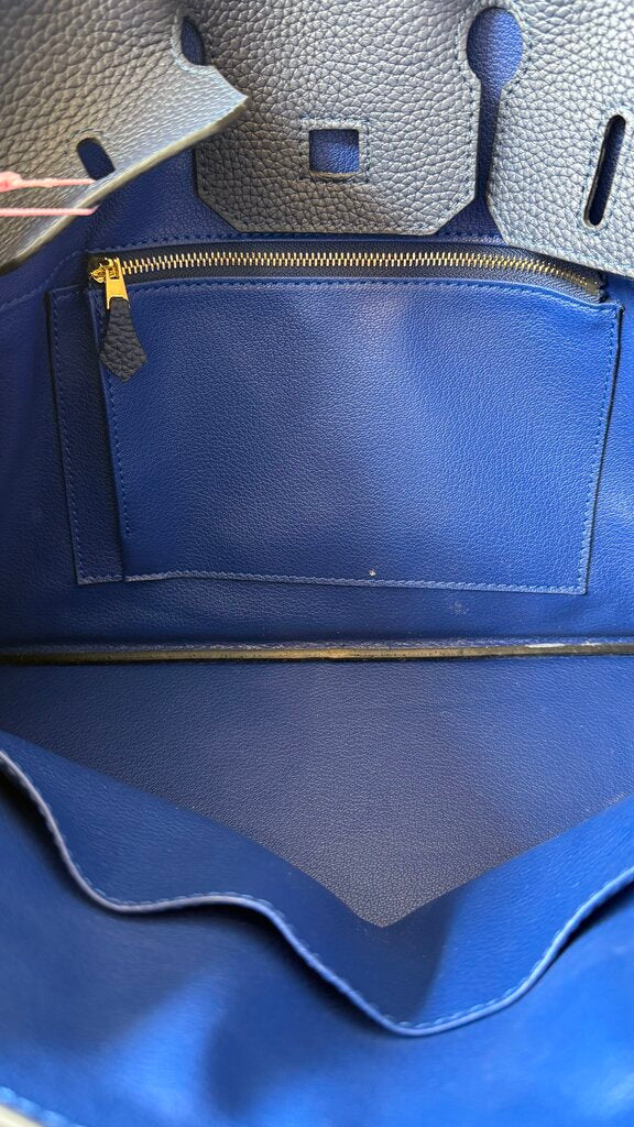 Leather Top Handle Bag