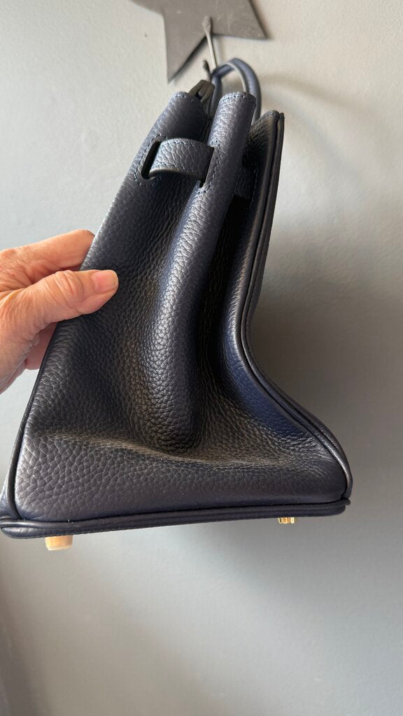 Leather Top Handle Bag