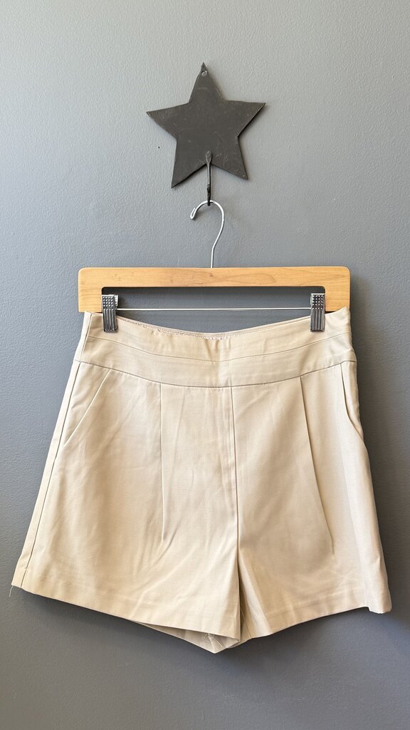 High Rise Khaki Shorts