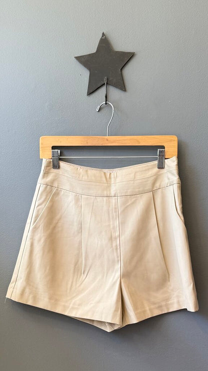 High Rise Khaki Shorts