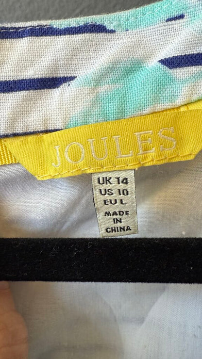 Stripe Floral Shift Dress