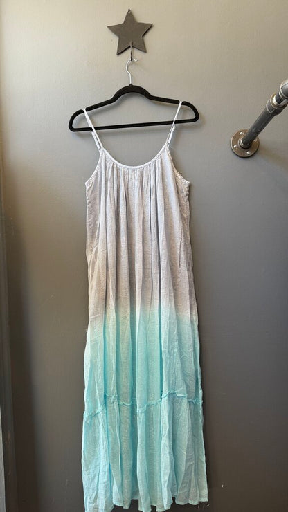 Metallic Thread Maxi Dress