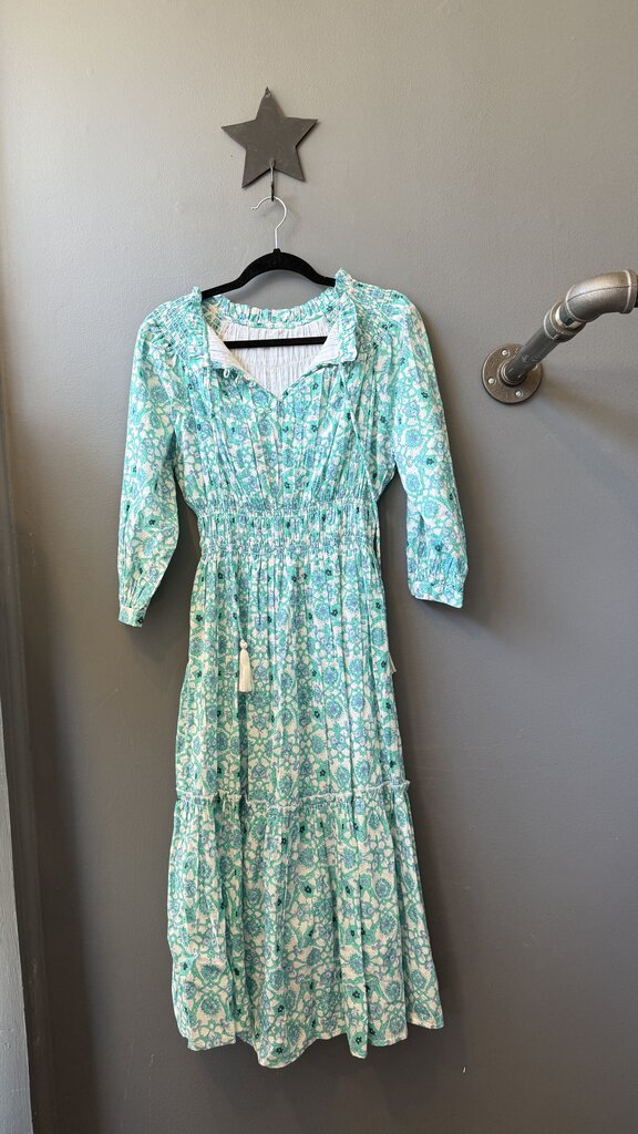 Block Print Midi Dress