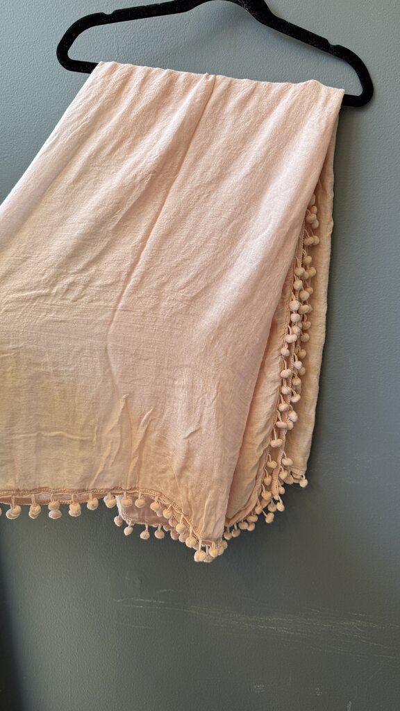 Pom Pom Summer Scarf / Pareo