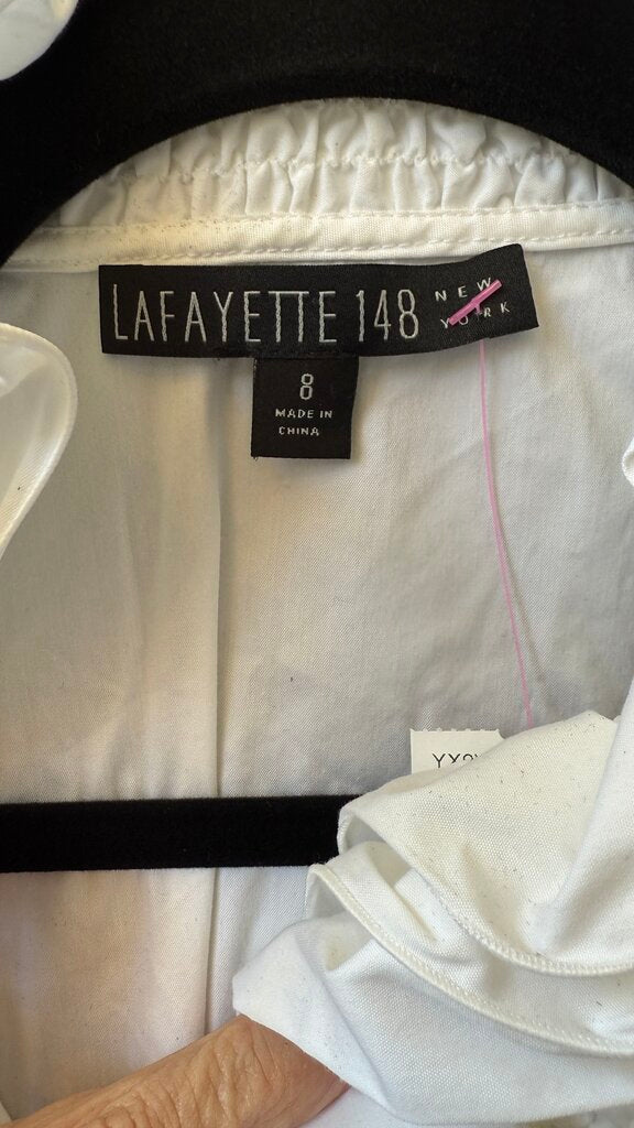 Ruffle Neck Sleeveless Blouse