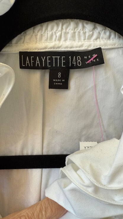 Ruffle Neck Sleeveless Blouse