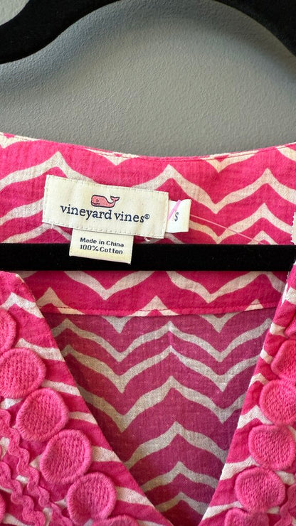 Dot Trim Tissue Coverup Tunic