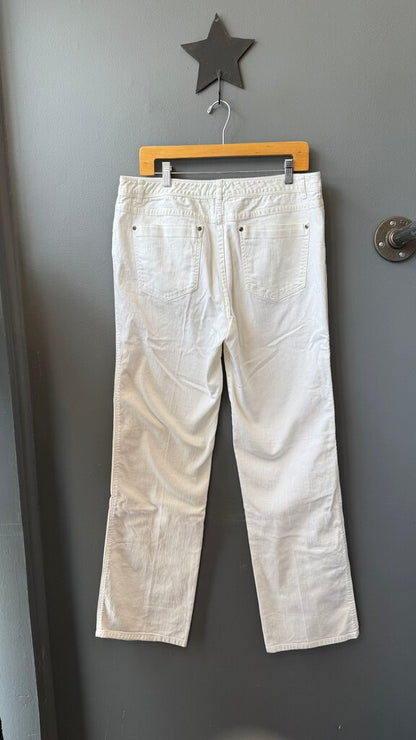 Straight White Jeans