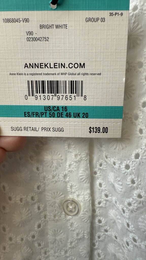 Eyelet Midi Shirtdress