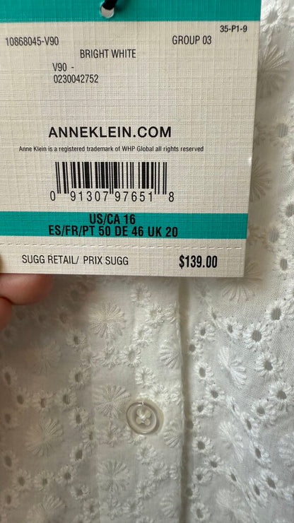 Eyelet Midi Shirtdress