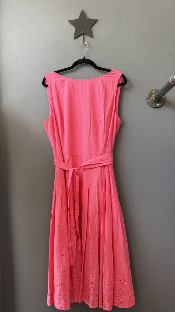 Eyelet Hem Mini Dress