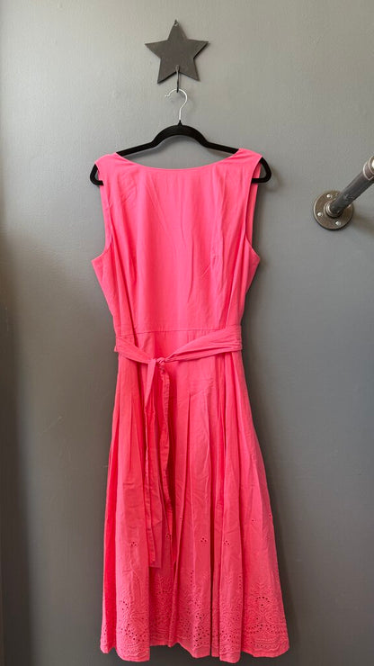 Eyelet Hem Mini Dress