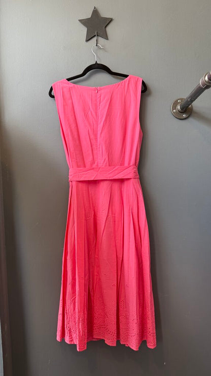 Eyelet Hem Mini Dress