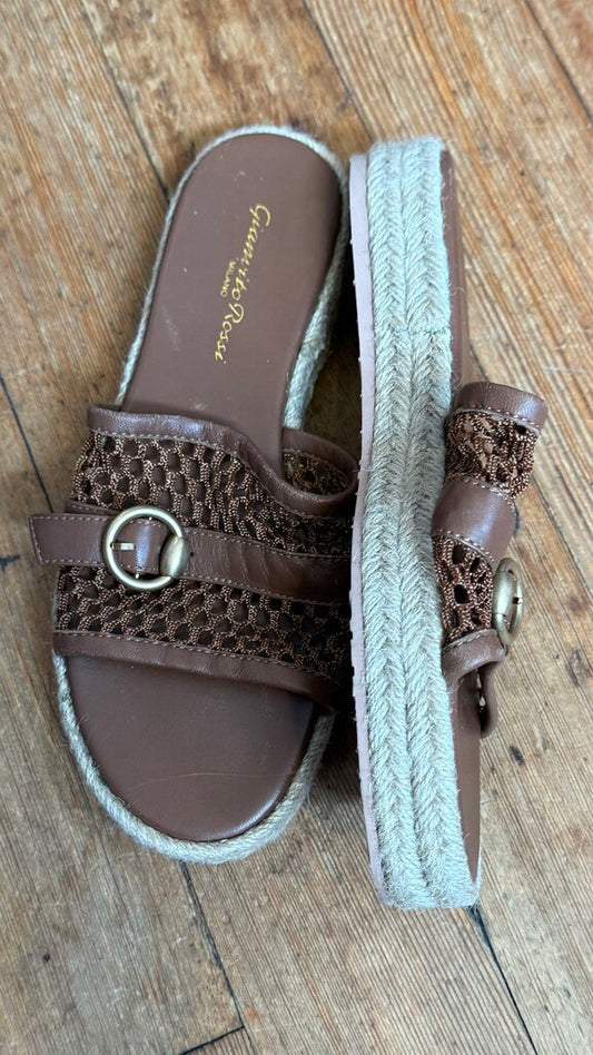 Mesh Espadrille Sandals