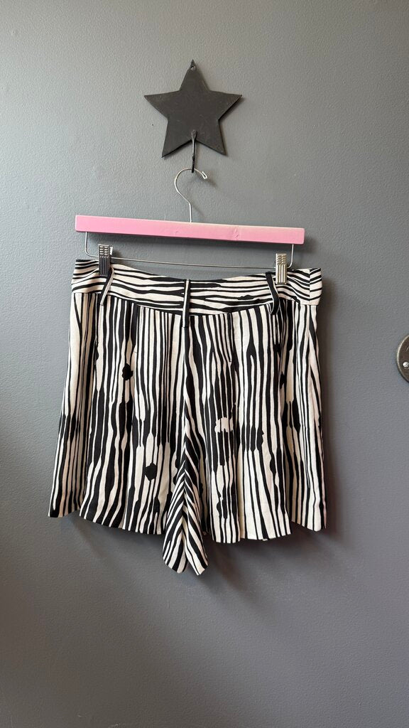 High Rise Pleated Shorts