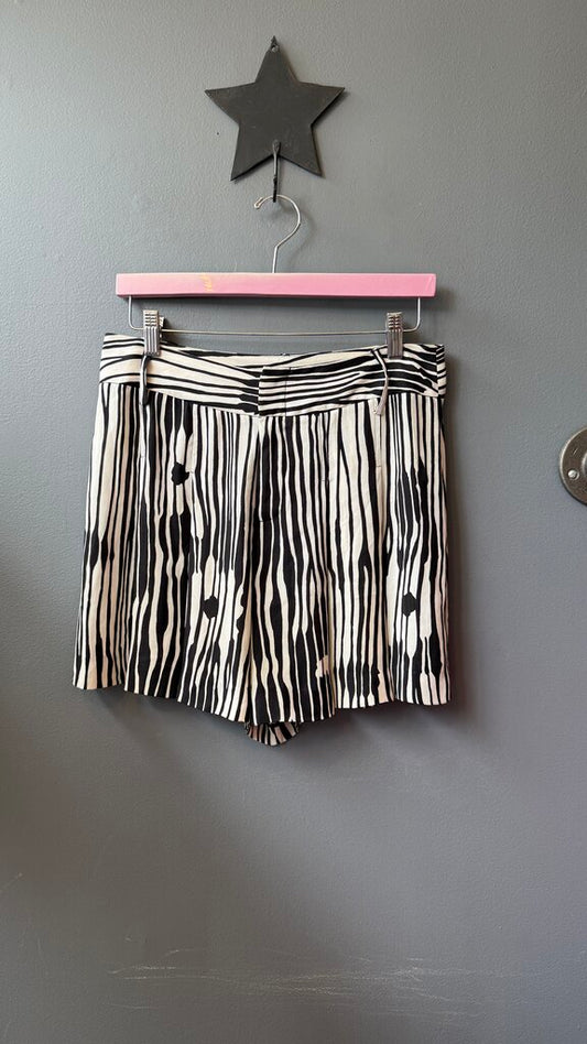 High Rise Pleated Shorts