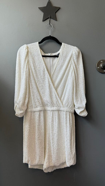 Sequin Surplice Romper