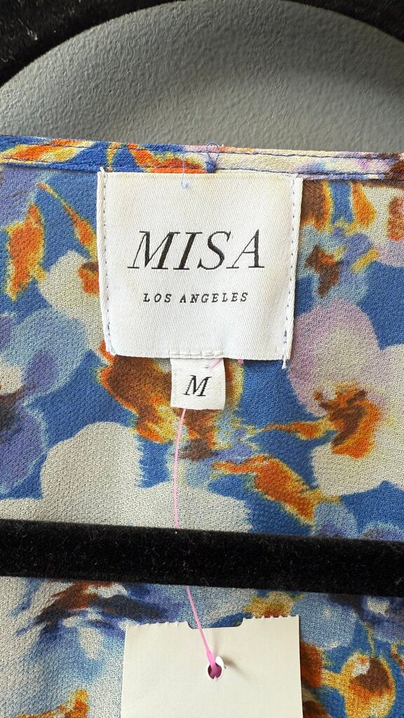 Floral Tie Neck Blouse