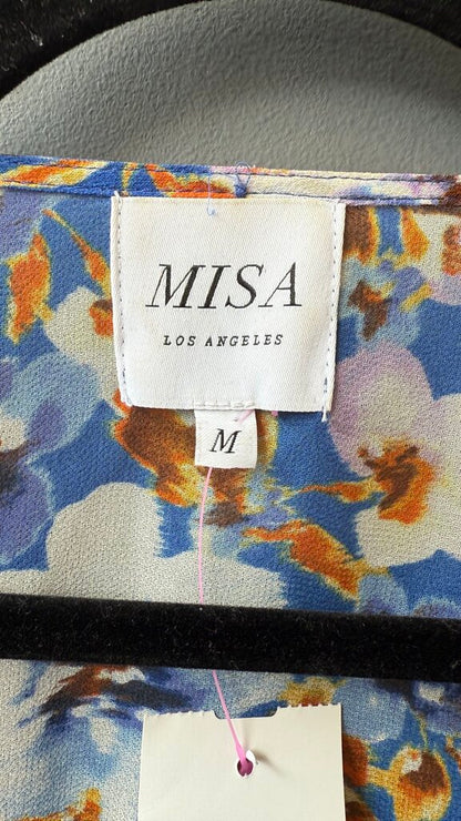 Floral Tie Neck Blouse