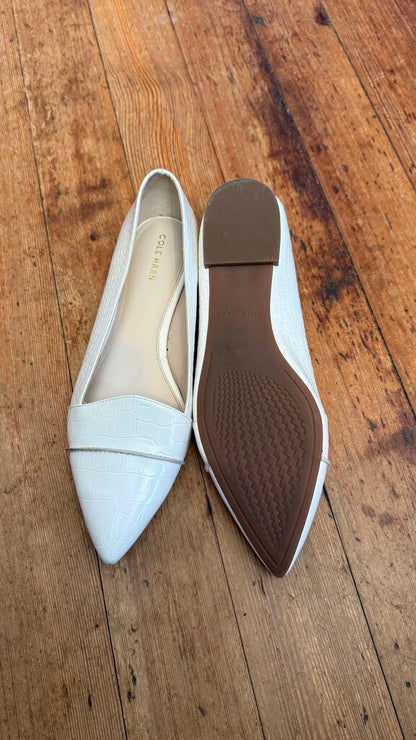 Pointed Leather Flats
