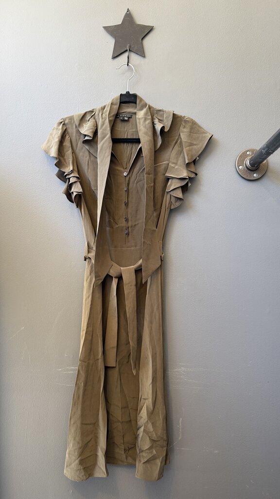 Silk Aline Pussy Bow Dress