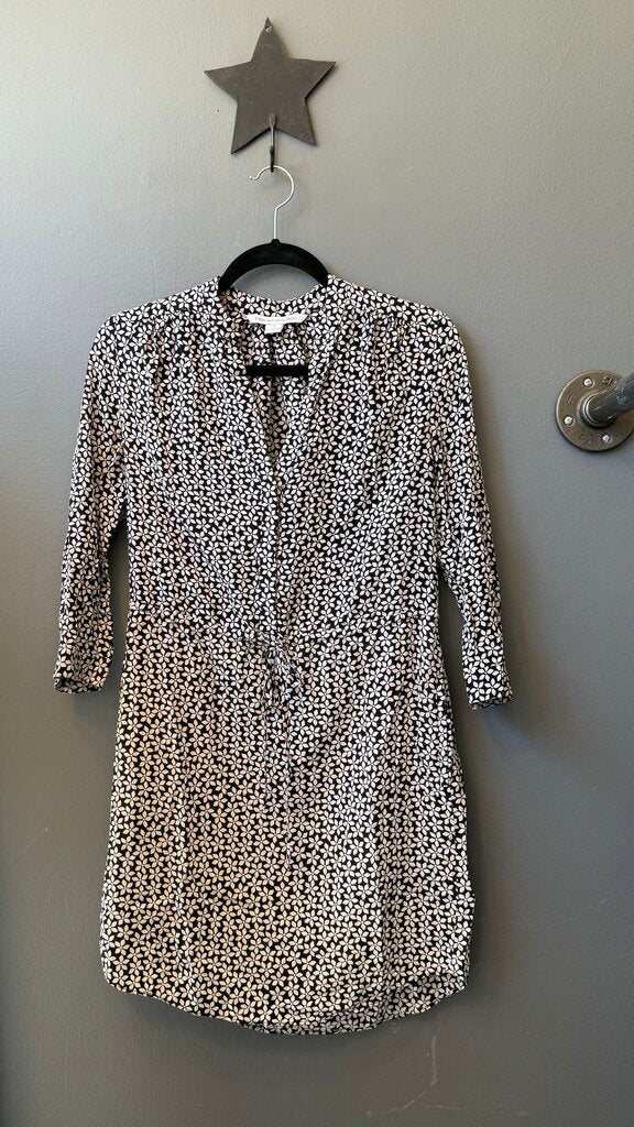 Silk Drawstring Dress