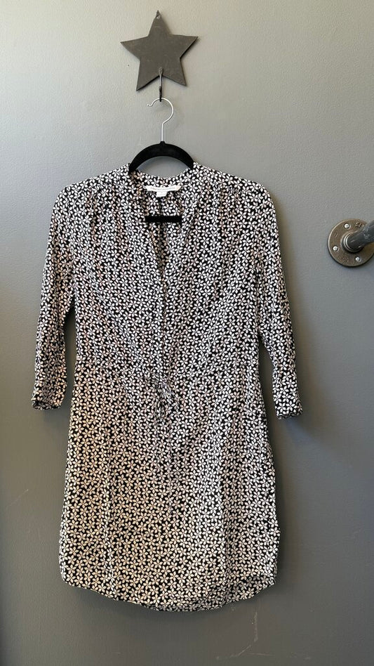 Silk Drawstring Dress