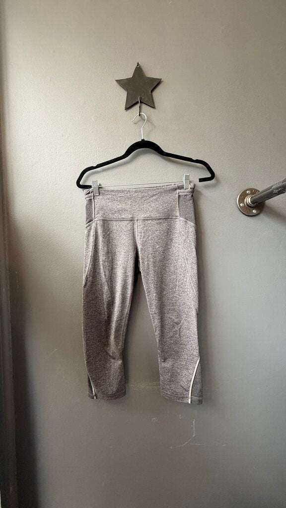 Heathered Crop Leggings