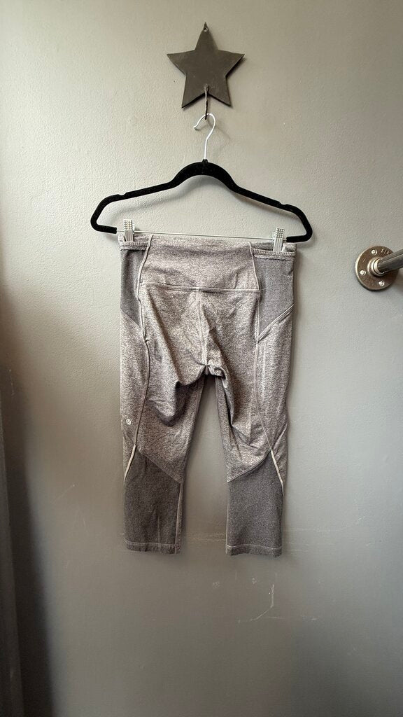 Heathered Crop Leggings