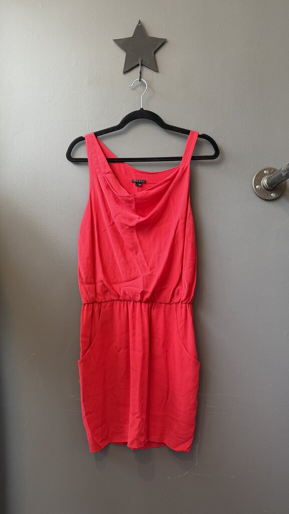 Silk Drop Waist Tank Dress