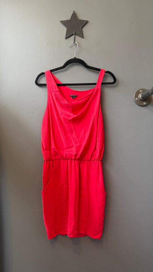 Silk Drop Waist Tank Dress