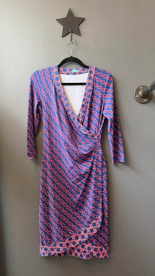 Catalina Cloth Faux Wrap Dress