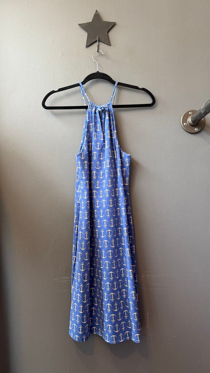 Catalina Cloth Tie Neck Dress