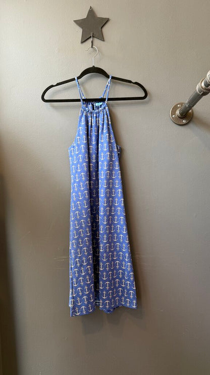 Catalina Cloth Tie Neck Dress