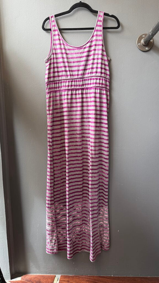 Stripe Knit Maxi Tank Dress
