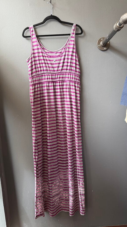 Stripe Knit Maxi Tank Dress