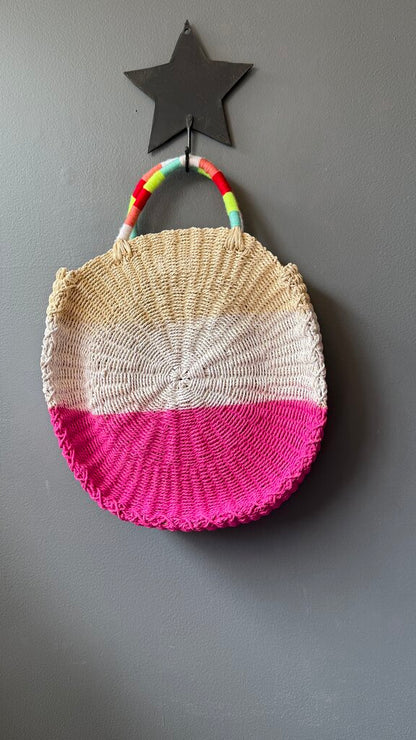Round Straw Bag