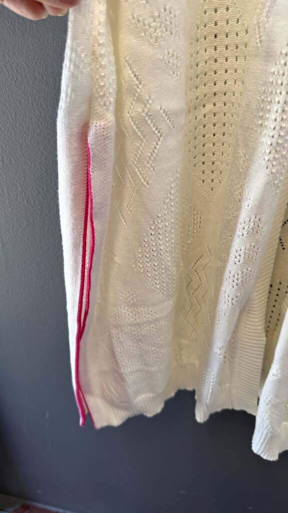 Lana Crochet Long Cardigan Sweater