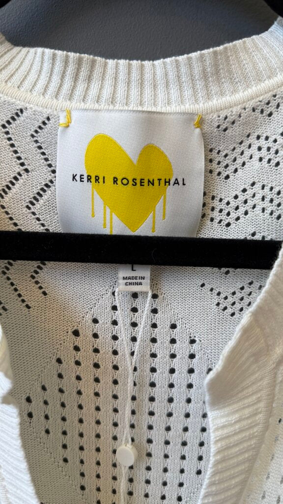 Lana Crochet Long Cardigan Sweater