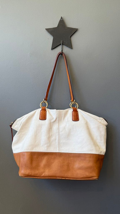 Leather Slouchy Tote