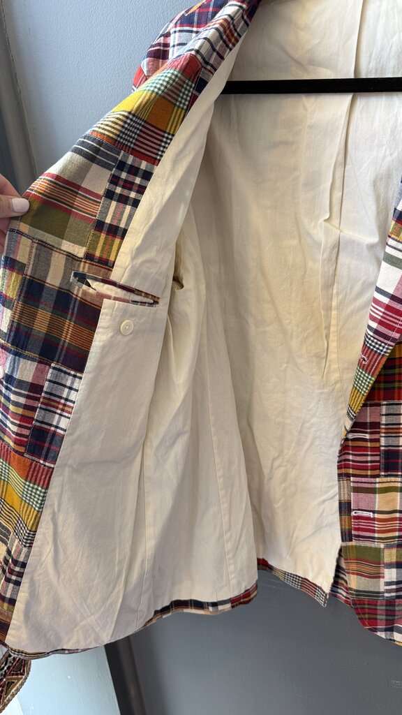 Madras Sport Coat Blazer