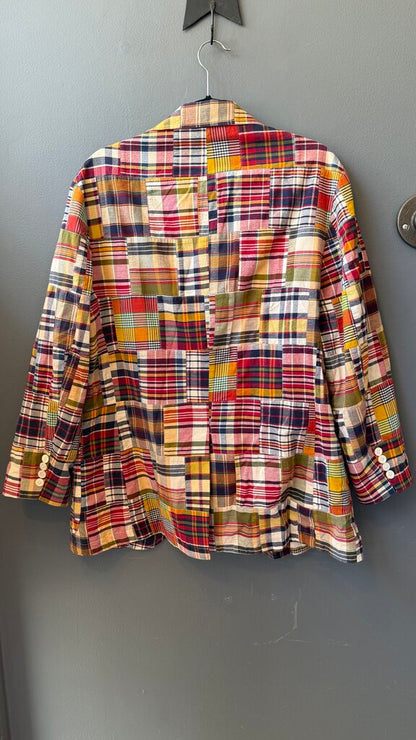 Madras Sport Coat Blazer