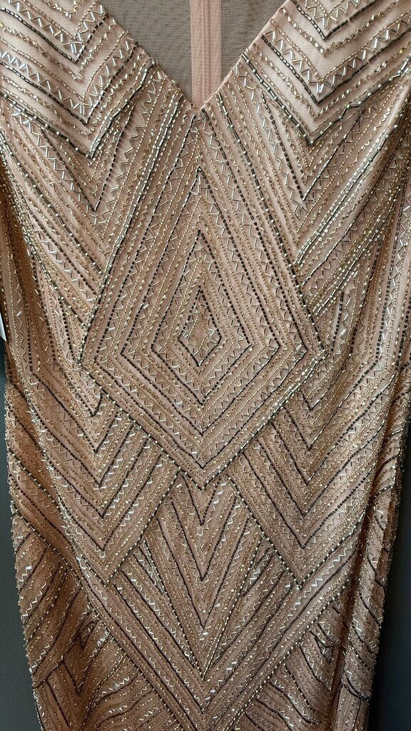 Beaded Illusion Gown